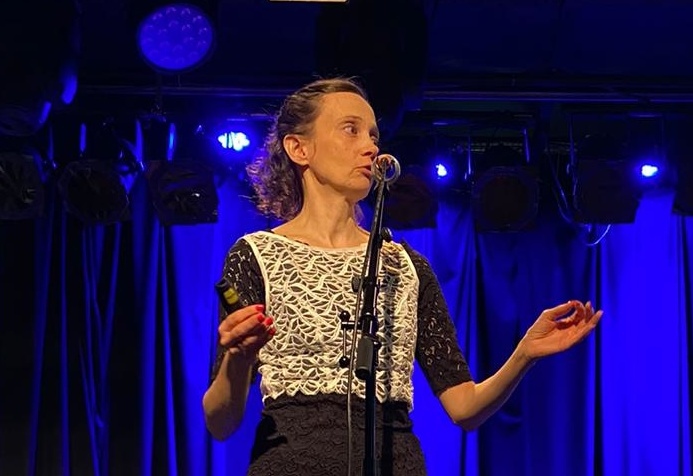 Anastasia August at the Science Slam 2024 at Karlsruhe 